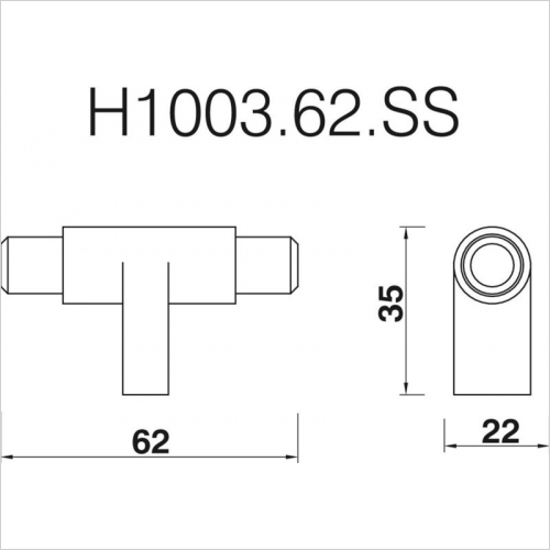 T-Bar 62mm Length