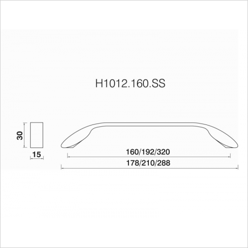 D Handle 160mm