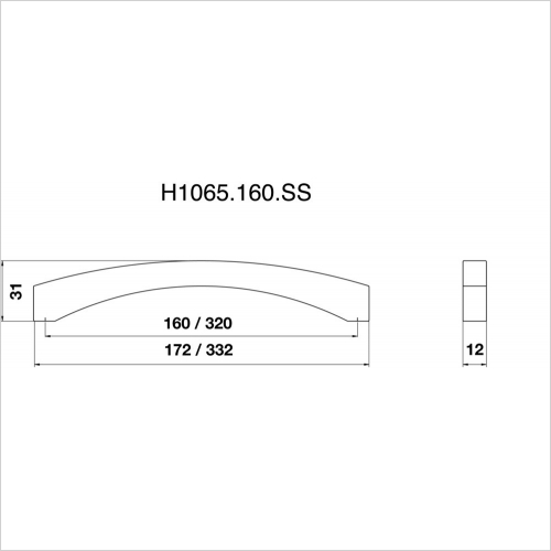 Bow Handle 320mm