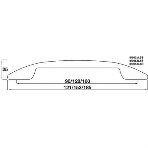 Bow Handle, 160mm