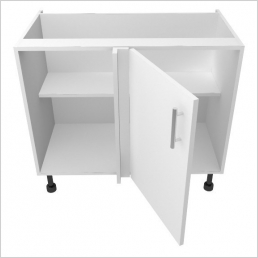 900mm Corner Highline/Undermount Sink Base with 600mm Door