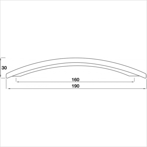 Bow Handle, 160mm