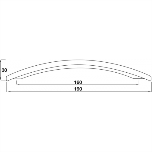 Bow Handle, 160mm