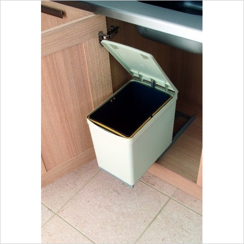 Bins - Pull-Out Waste Bin, 16 Litre, Plastic