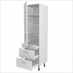 1970mm High Pantry Larder Unit Door & 3xDrawers