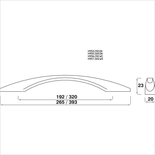 Bow Handle 192mm