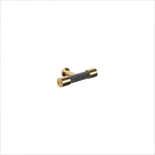 PWS - Maybrook Fluted T-Pull handle (anti-turn)central hole centre