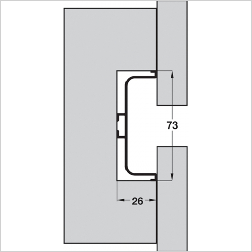 Gola System C+ Mid Horizontal Profile 4.1m