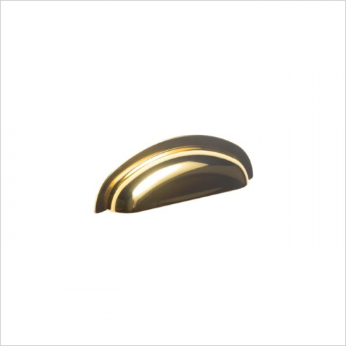 PWS - Reeth, cup handle, 96mm, Polished Brass