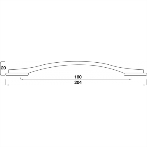 Bridge Handle, 160mm