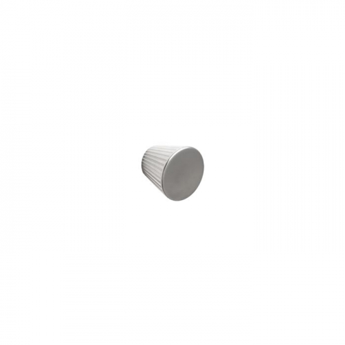 Alchester, Fluted conical knob, 30mm,  Stainless Steel