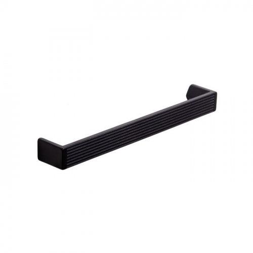 Alchester, Fluted D handle, 160mm, Matt Black