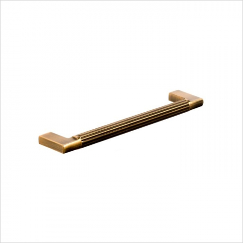 PWS - Arden, Fluted D handle, 160mm, Antique Bronze