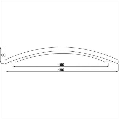 Bow Handle, 160mm