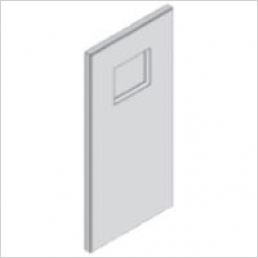 Mantle door: 300x628x20 for working mantle