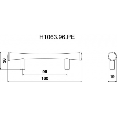 Bar Handle 96mm