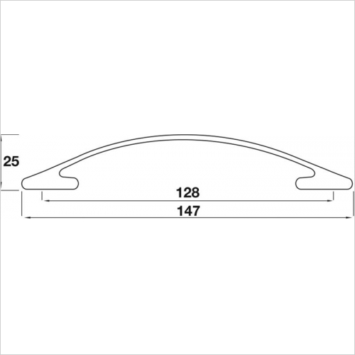 Bow Handle, 128mm