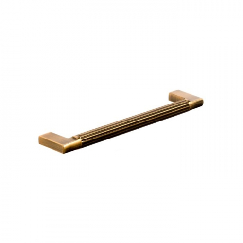 Arden, Fluted D handle, 160mm, Antique Bronze