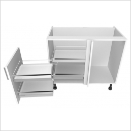 1000mm Corner Highline Base with 500mm Door Premium
