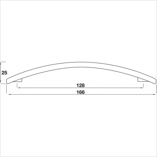 Bow Handle, 128mm