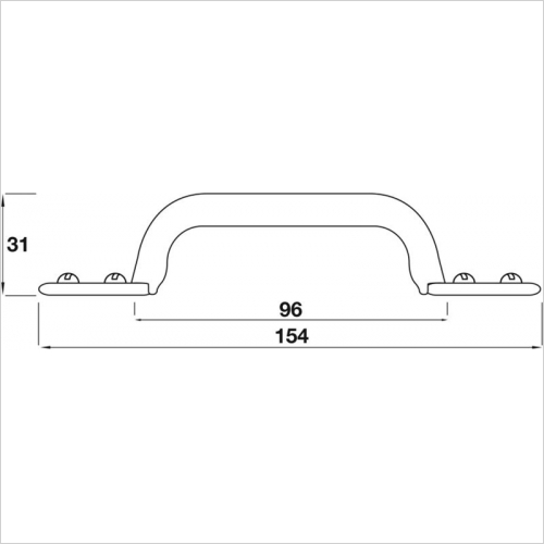 Bow Handle Gothic, 96mm