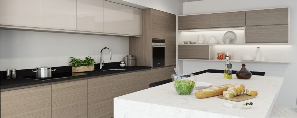 Isala handleless kitchen