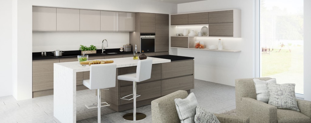 Isala handleless kitchen