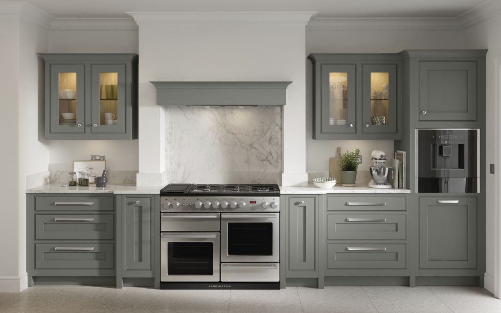 Clarendon inframe kitchen dust grey