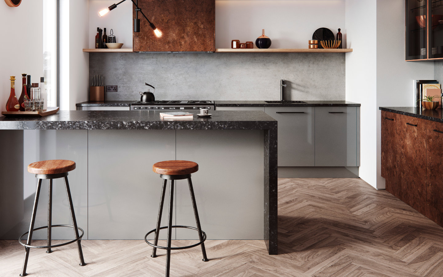 Cosdon painted kitchens from Burbidge