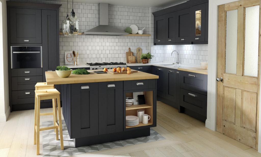 Milbourne Charcoal Shaker Kitchen
