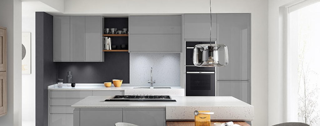 Remo silver grey gloss kitchen