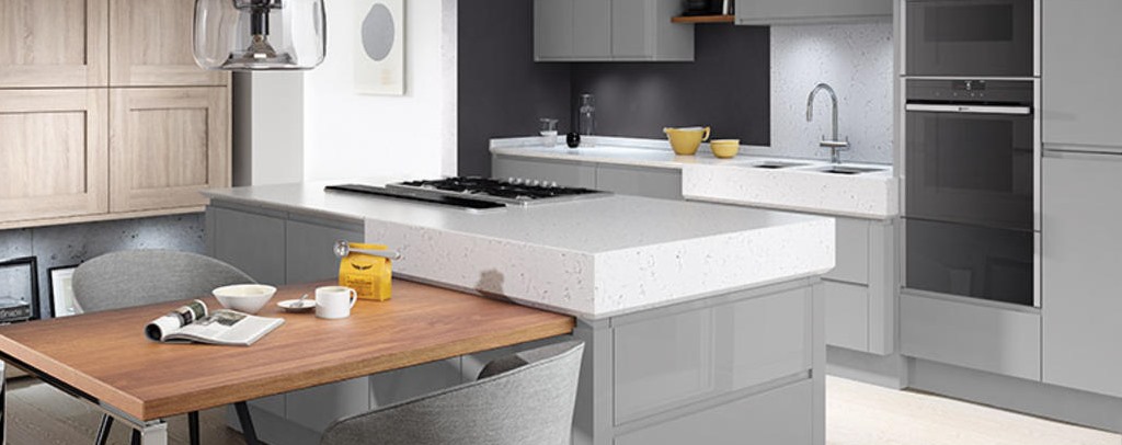 Remo silver grey gloss kitchen
