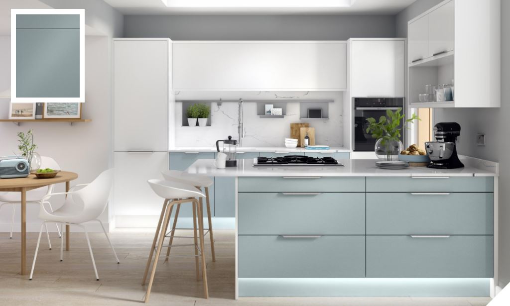 Unity Metallic Gloss Fjord Kitchen