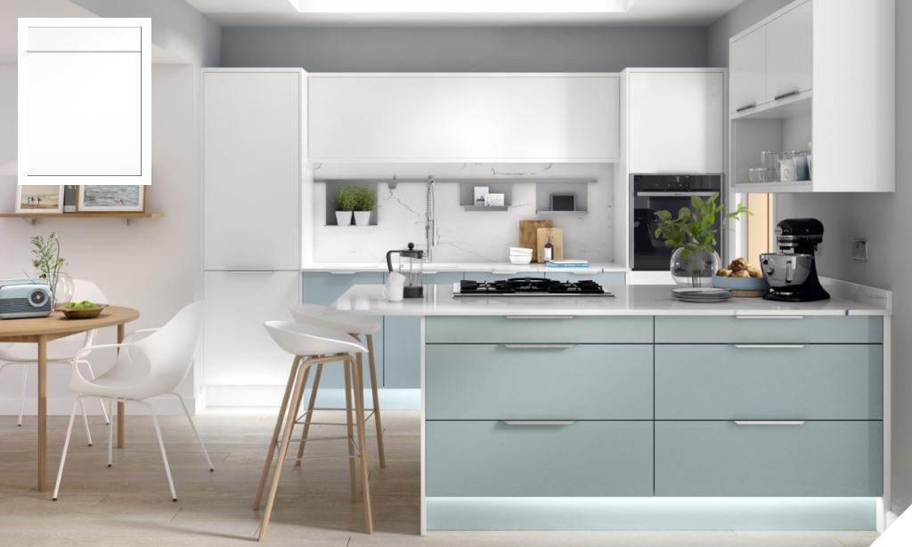 Unity Supermatt Pure White Kitchen