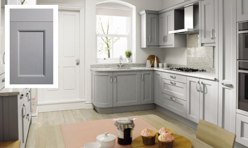 Mornington Beaded shaker kitchen partridge grey