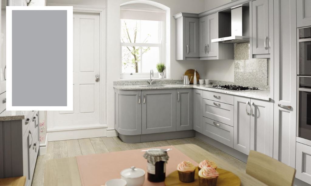 Mornington Beaded shaker kitchen dust grey