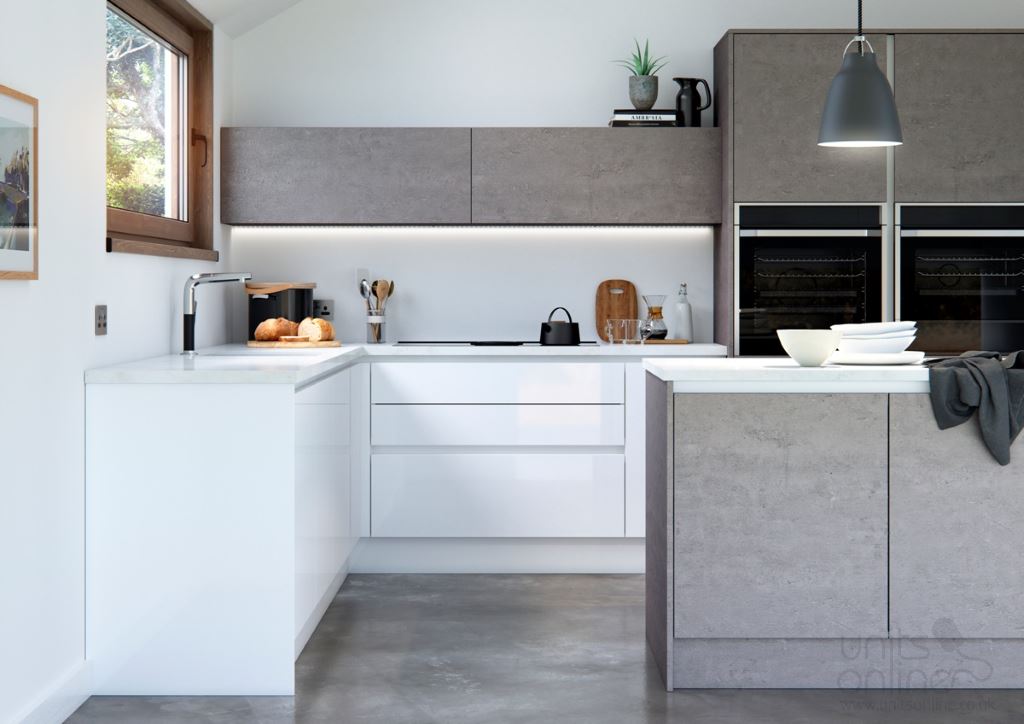 A Multiwood true handleless kitchen