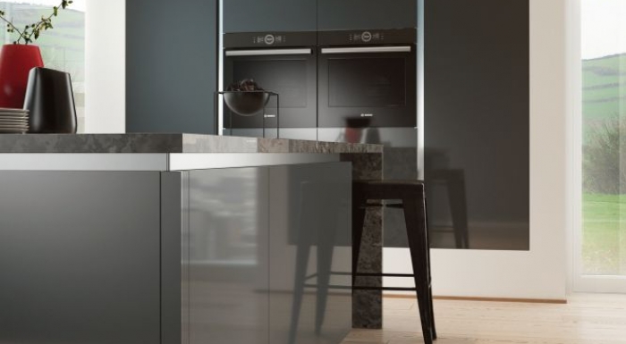 Vivo Anthracite High gloss True Handleless Kitchen