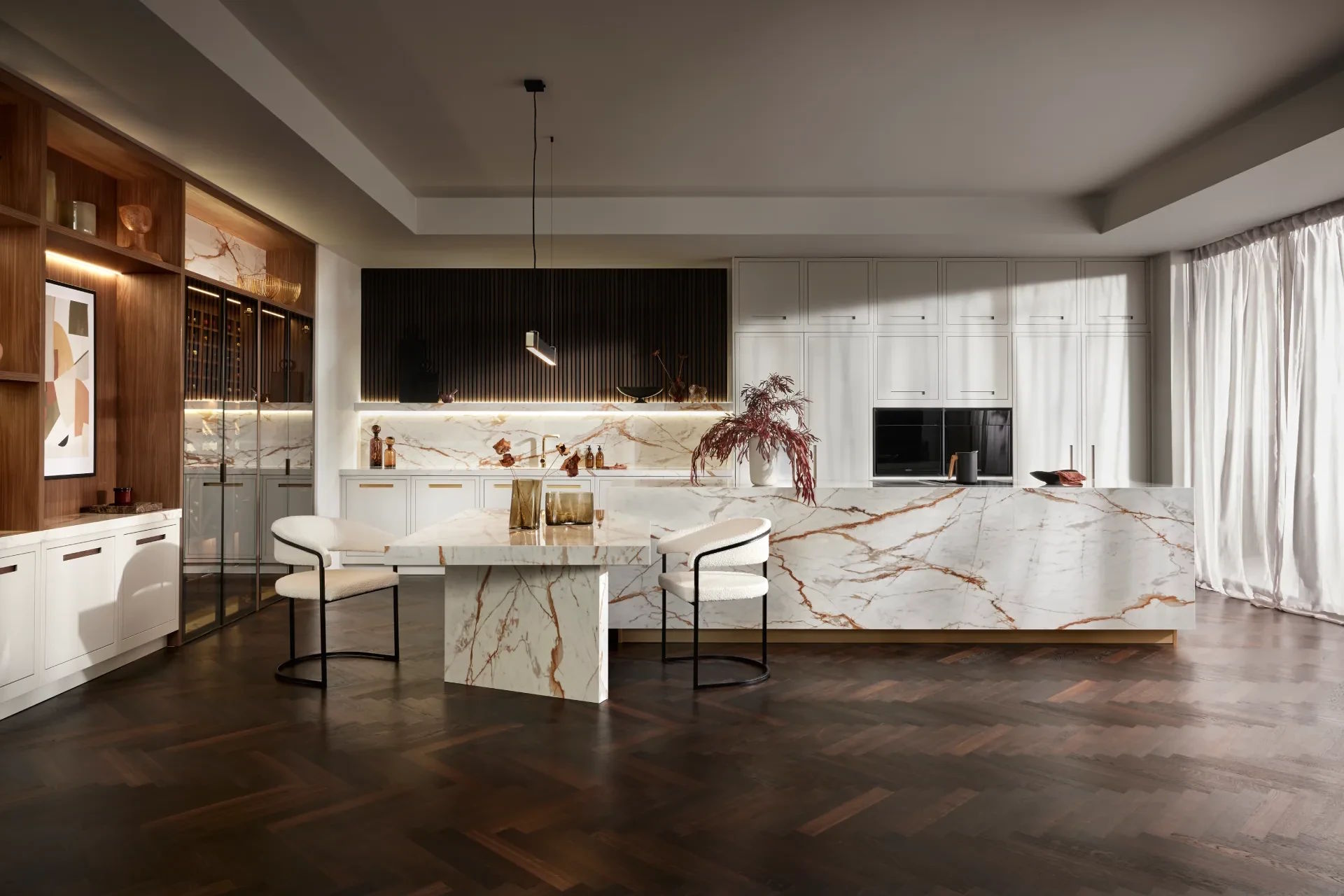Slab Extended Channel 1909 Kitchen