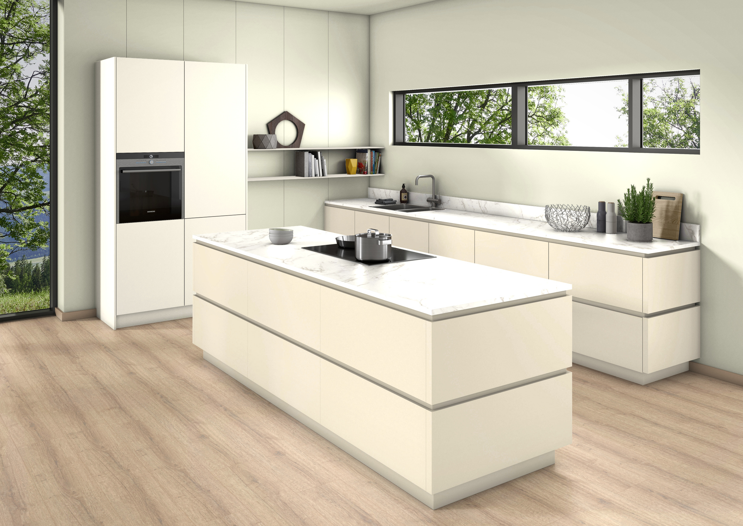 Aspects bespoke cream beige kitchen