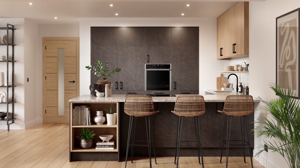 Aspects Bespoke Cupria Slate kitchen