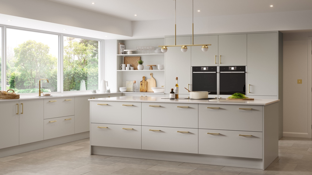 Aspects Bespoke Matt Cashmere kitchen