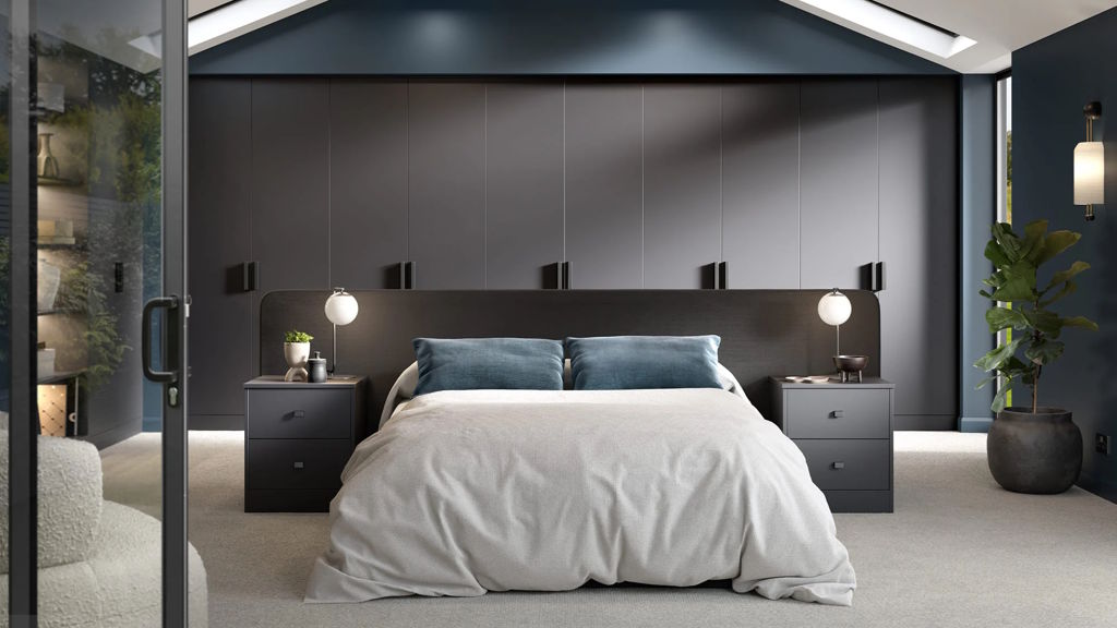 Zola soft matte bedroom furniture from Units Online