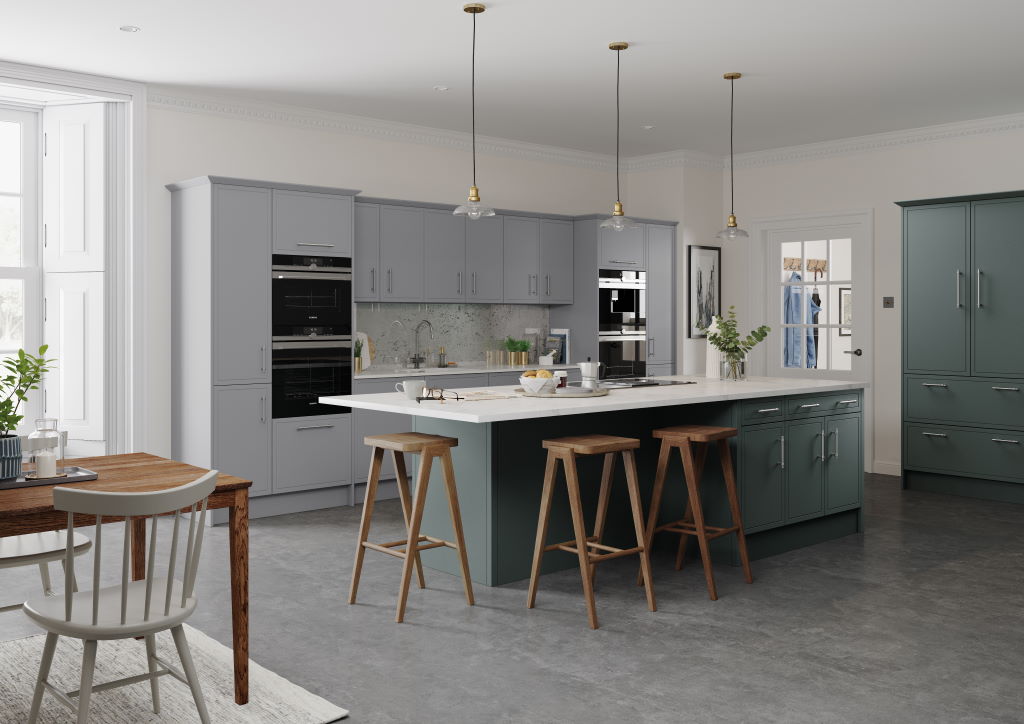 Burbidge Brompton dust grey kitchen