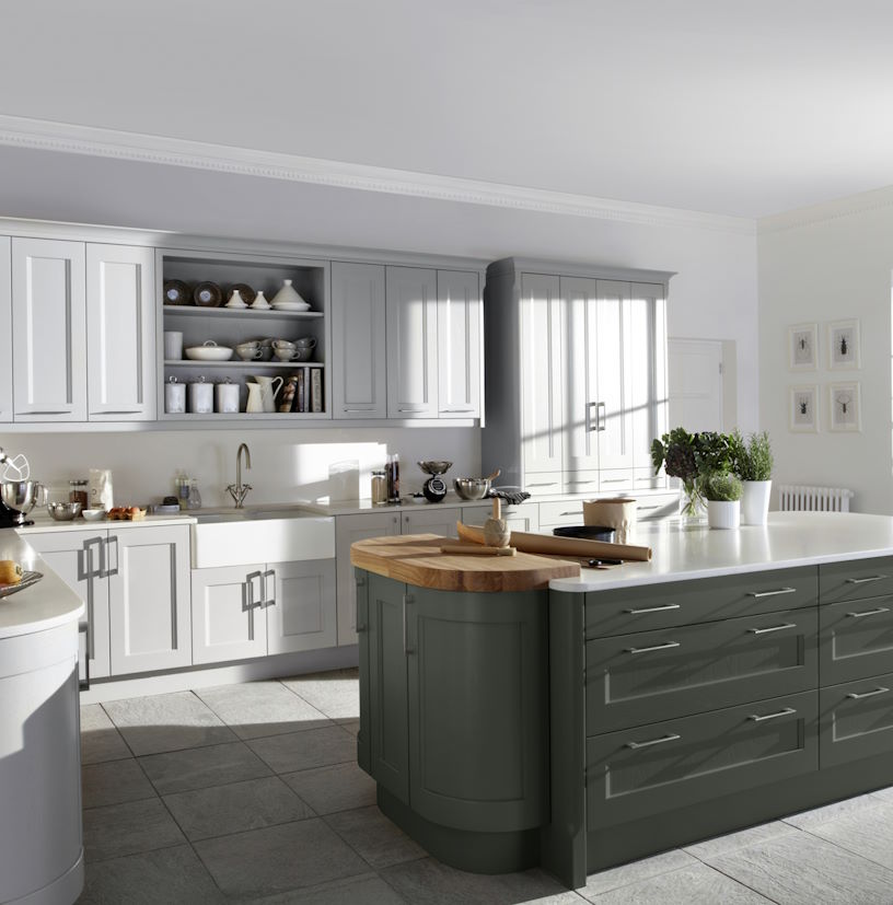 Kew shaker painted kitchen