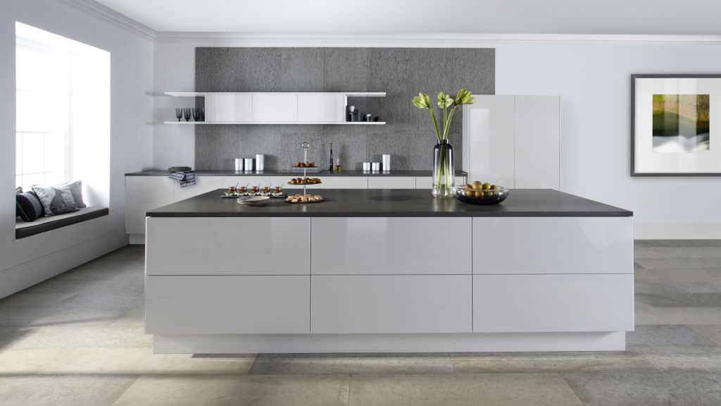 Burbidge Otto Gloss true handleless kitchen