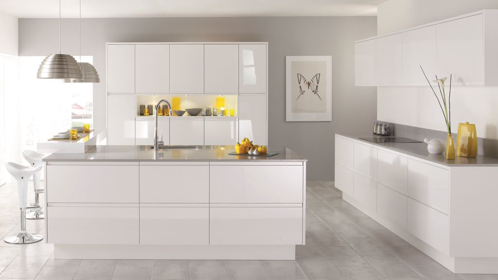 Malmo gloss kitchens from Burbidge