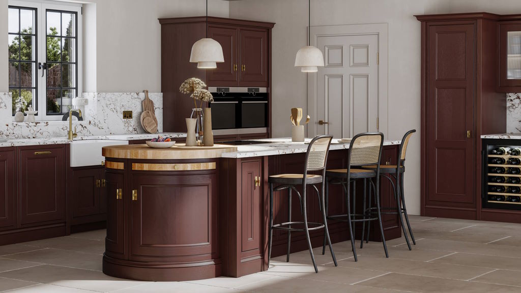 Clarendon beaded inframe kitchen from Second Nature
