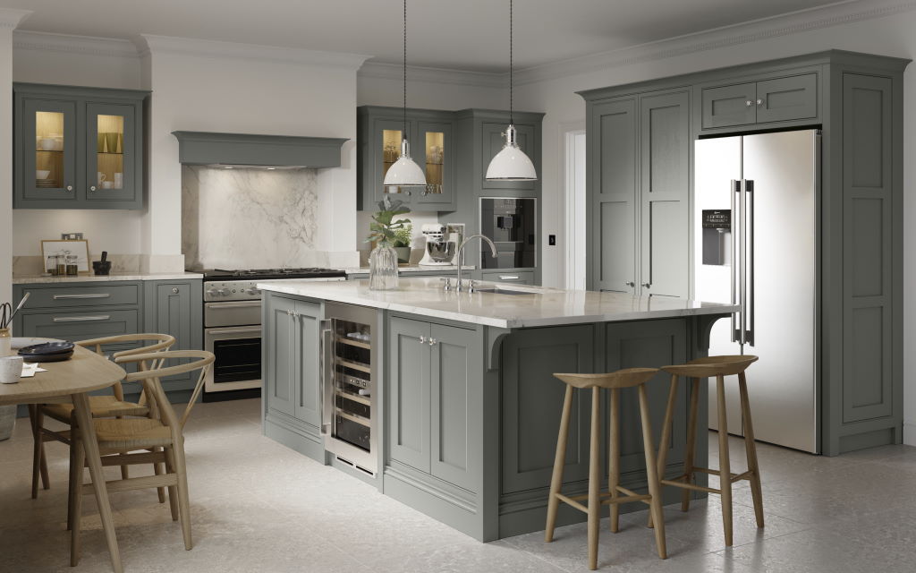 Clarendon painted inframe kitchen