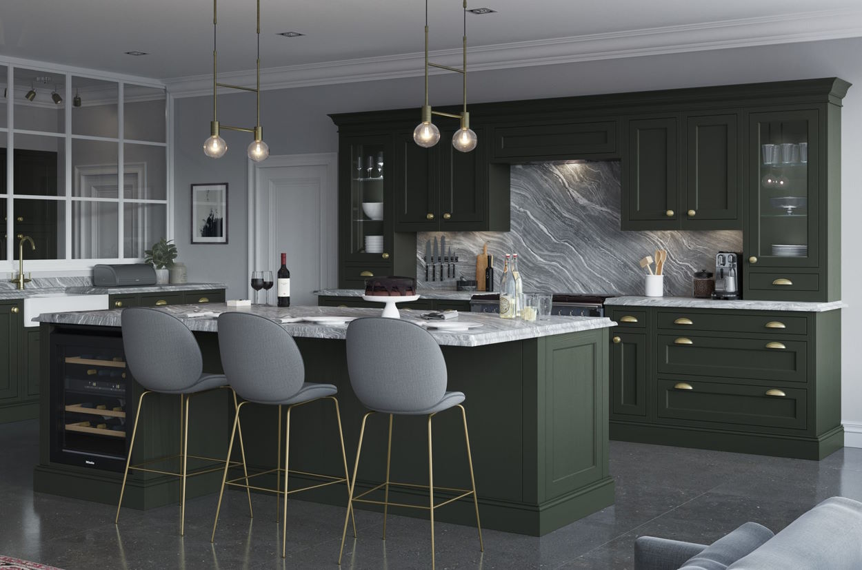 Belgravia painted kitchen